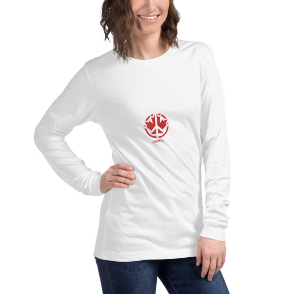Canadian peace - long Sleeve Tee - Image 2